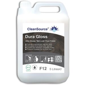CleanSource® DURA GLOSS 'Wet look' Floor Polish -5L