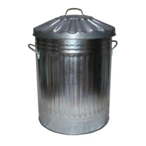 GDB90L 90L Galvanised Dustbin with Lid