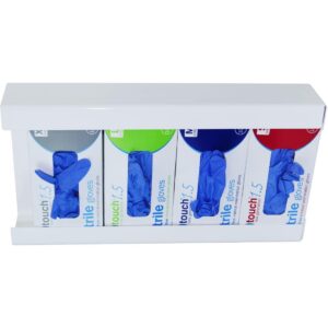 Quadruple Plastic Glove Dispenser - Holds 4 Boxes (S/M/L/XL)