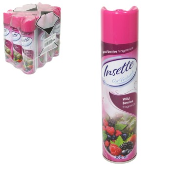 INS-300ML-BER Insette Air Freshener 300ml Can - Wild Berries