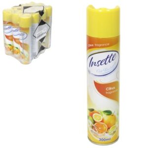 Insette Air Freshener 300ml Can - Citrus
