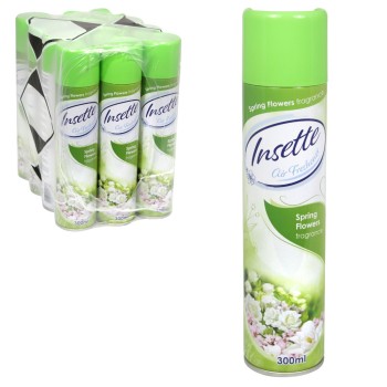 INS-300ML-SPF Insette Air Freshener 300ml Can - Spring Flowers