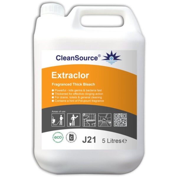 J21.5L CleanSource® EXTRACLOR Thick Bleach -5L