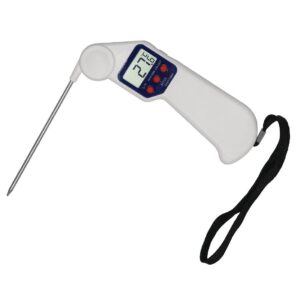 White Hygiplas Easytemp Folding Gourmet Thermometer