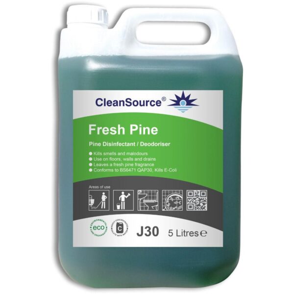 J30.5L CleanSource® FRESH PINE Disinfectant & Deodoriser -5L