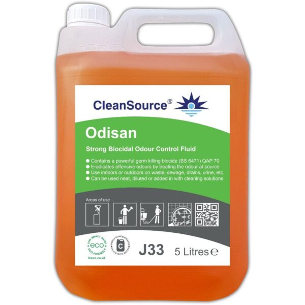 CleanSource® ODISAN Strong Biocidal Odour Control Fluid -5L