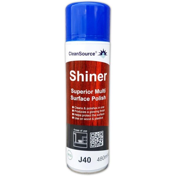 J40S.4 CleanSource® SHINER Furniture Polish-480ml Spray Can