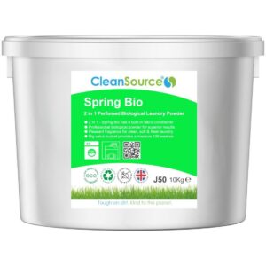 J50P CleanSource® SPRING 2-in-1 BIO Laundry powder-10kg Bucket