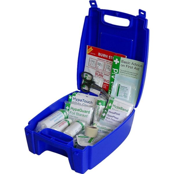 K3133SM Evolution Catering First Aid Kit BS8599 in Blue Case (Small)