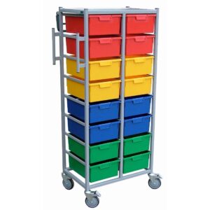 Laundry Carry-Cart Twin With Hanging Rail