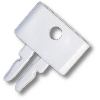 KEY-WEPA-WHT White Plastic Dispenser Key - For Wepa SATINO Legacy Dispensers