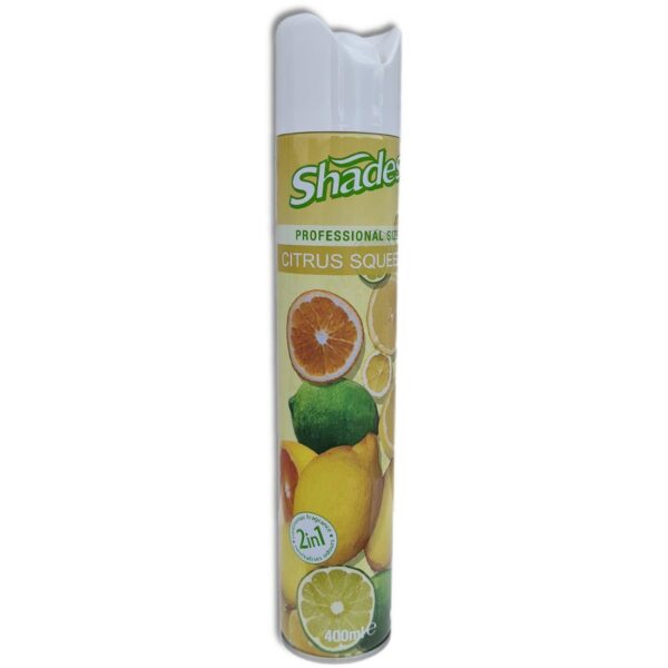 KSH3 Shades Citrus aerosol Airfreshener 400ml Can