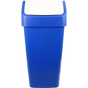 50L Lucy Swing Top Bin - Blue