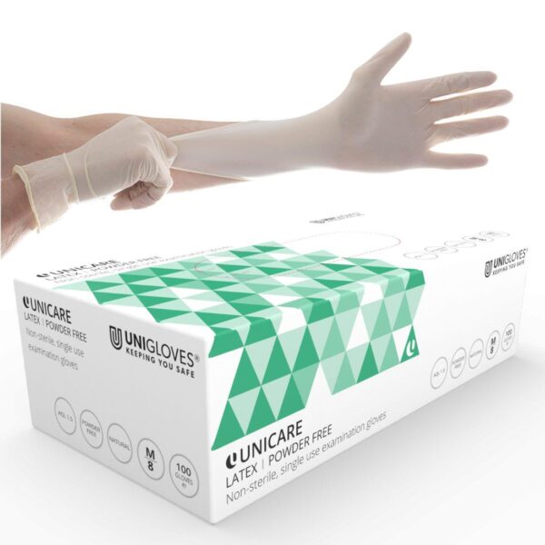 P/F Clear Latex 1.5 Medical Gloves - Sml (1x100)