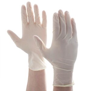P/Powdered Clear Medical Latex Gloves - XL (1x100)