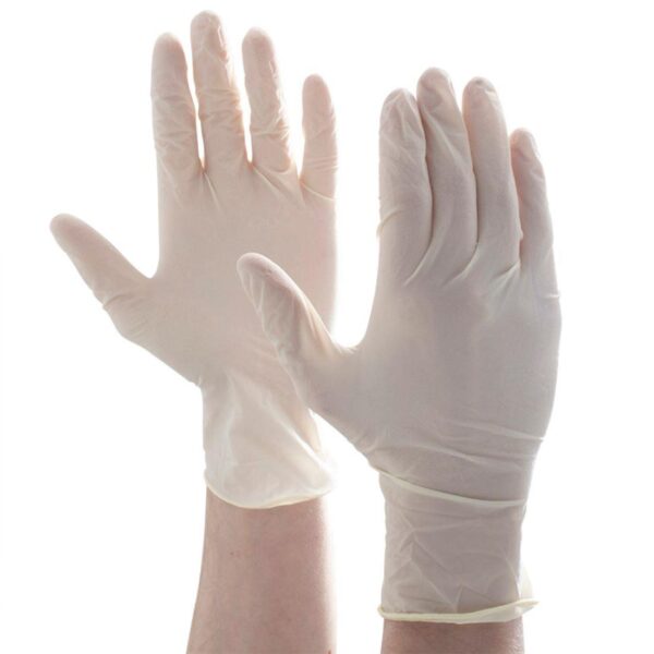 LC1PPXL P/Powdered Clear Medical Latex Gloves - XL (1x100)