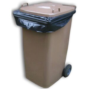 envirosack® 30x45x54" (270L) Std.Duty Black Wheelie Bin liners (1x100)