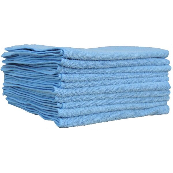 MFC-BL ecovi® 40cm 250gsm Medium Microfibre Cloth - Blue