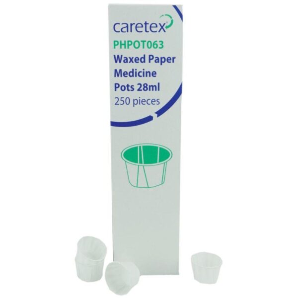 PHPOT063 38ml Waxed Paper Medicine Pots / Medicine Measures (1x250)