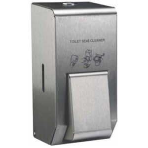PL11MBS-TSAN SafeSeat 400ml Brushed S/S Toilet Seat Sanitiser Dispenser - Spray Pump