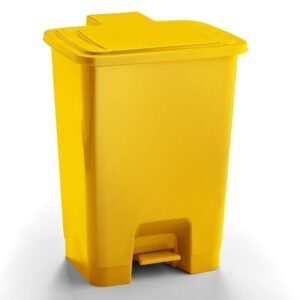 PLPED15-YL 15L Plastic Pedal Bin - Yellow