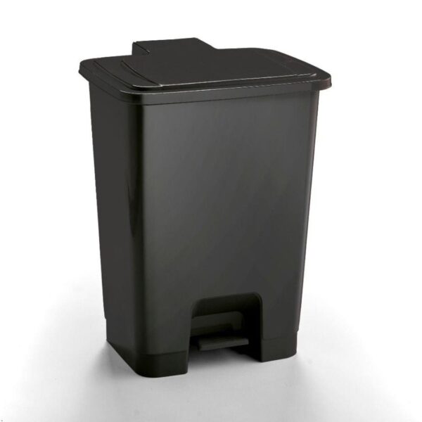 30L Plastic Pedal Bin - Grey