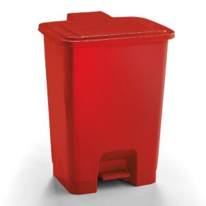PLPED30-RD 30L Plastic Pedal Bin - Red