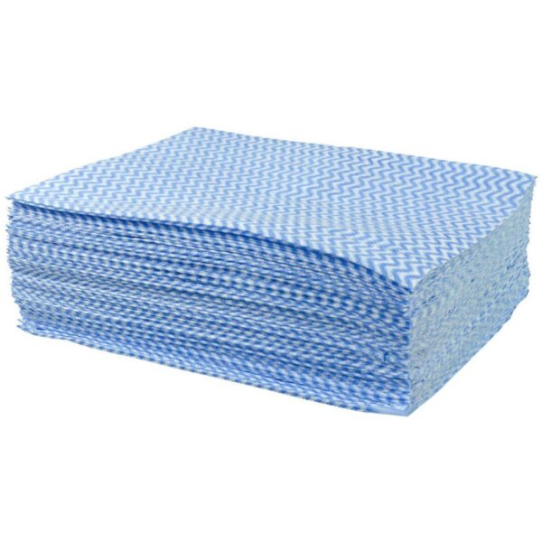 PNW801-BL 42x35cm JayTex Non-Woven Cloths 35gsm - Blue (1x50)