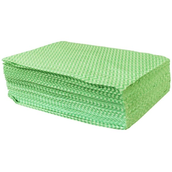 PNW801-GN 42x35cm JayTex Non-Woven Cloths 35gsm - Green (1x50)
