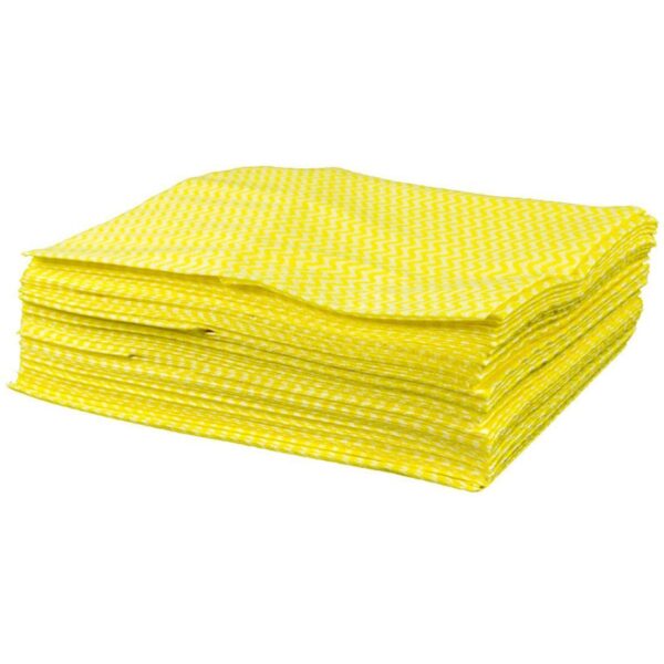 PNW801-YL 42x35cm JayTex Non-Woven Cloths 35gsm - Yellow (1x50)