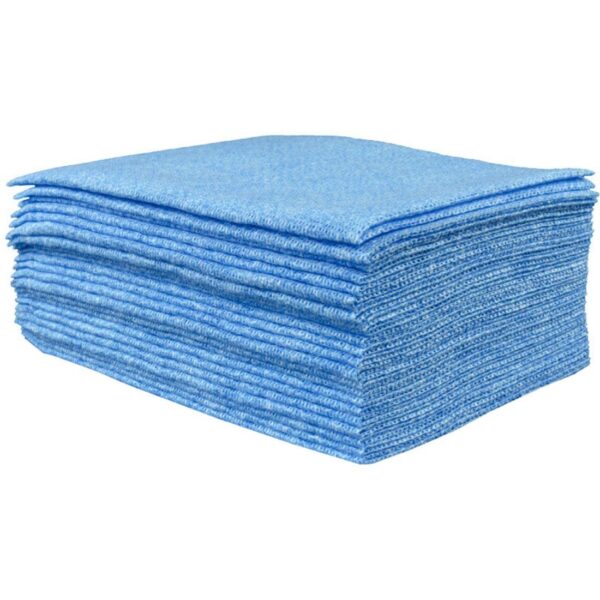 PNW805-BL 50x35cm VelTex Anti-Bac Non-Woven Cloths - Blue (1x25)