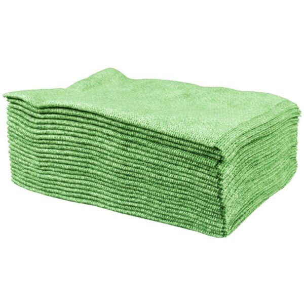 PNW805-GN 50x35cm VelTex Anti-Bac Non-Woven Cloths - Green (1x25)