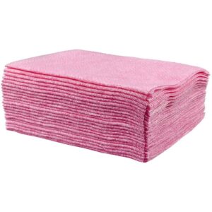 50x35cm VelTex Anti-Bac Non-Woven Cloths - Red (1x25)