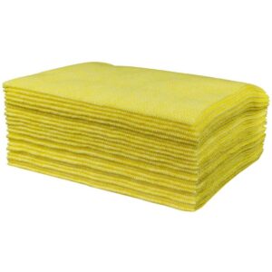 50x35cm VelTex Anti-Bac Non-Woven Cloths - Yellow (1x25)