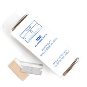 PP-RB4 Safety Scraper (0.12HD) Replacement Blades 1.5" (1x100)