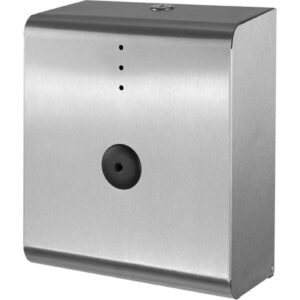 Perola® OneLeaf MAXI S/Steel Vandal Proof Toilet Roll Dispenser