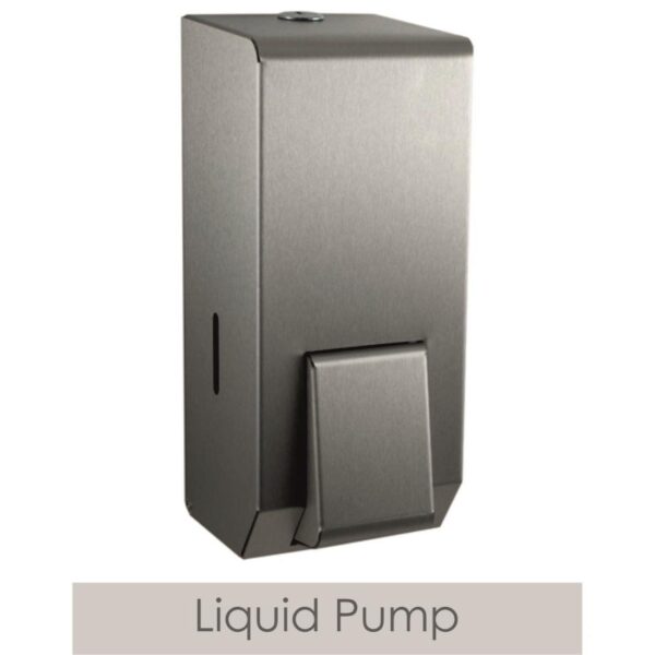 PPD20LMBS Perola® 900ml Brushed S/Steel Bulk Fill LIQUID Soap Dispenser