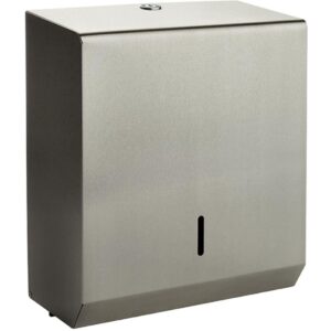 Perola® Brushed S/Steel Lrg. H/Towel Dispenser