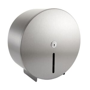 Perola® Brushed S/Steel 10" Mini Jumbo Toilet Roll Dispenser