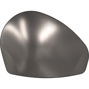 Perola® Mercury Brushed S/Steel Mini Jumbo Toilet Roll Dispenser