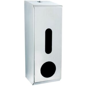 Perola® TRIO Polished S/Steel Triple Conv. T/Roll Dispenser