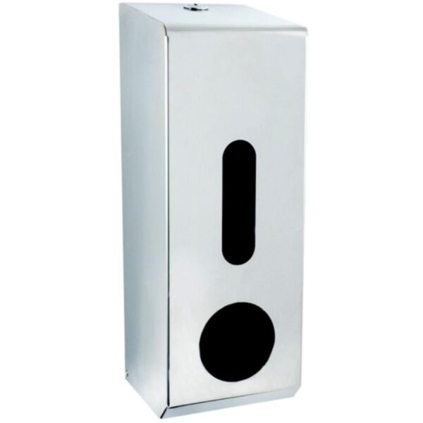 PPD45MPS Perola® TRIO Polished S/Steel Triple Conv. T/Roll Dispenser