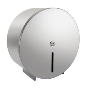 Perola® Polished S/Steel 10" Mini Jumbo Toilet Roll Dispenser