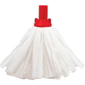 PS12-RD 120g Big White Socket Mop -Red