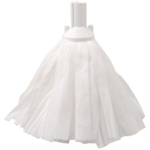 PS12-WH 120g Big White Socket Mop - White Socket