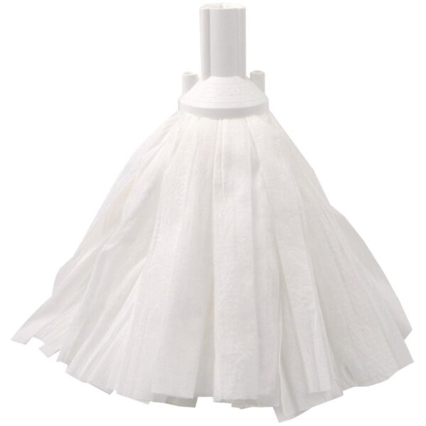 PS12-WH 120g Big White Socket Mop - White Socket