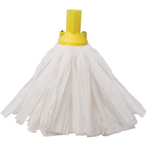 PS12-YL 120g Big White Socket Mop -Yellow