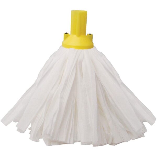 PS12-YL 120g Big White Socket Mop -Yellow