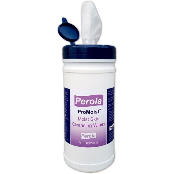 PSW900 Perola® ProMoist Skin Cleansing Wipes TUB 200 x 200mm