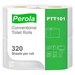 Perola® 320 Sheet Toilet Rolls (1x36)